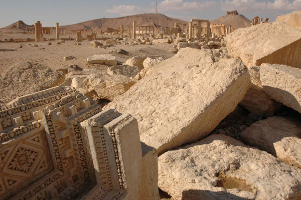 Пальмира. Обломки древнеримских построек