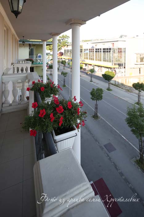Вид с балкона отеля
