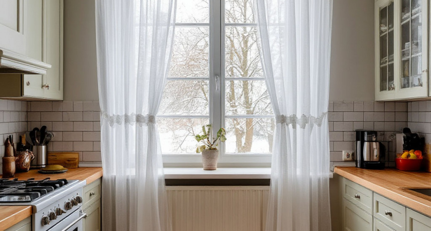 Тюль начнет искриться белизной как новый: полстакана в таз — о серости, желтизне и пятнах забыла