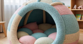 Забавный аксессуар для детской комнаты - вязаные гнездышки: ничего сложного, а смотрится оригинально