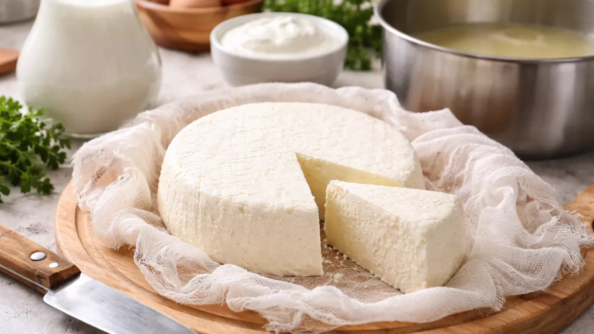 Из двух литров молока получается почти килограмм домашней брынзы: простой рецепт без заквасок и сложного оборудования